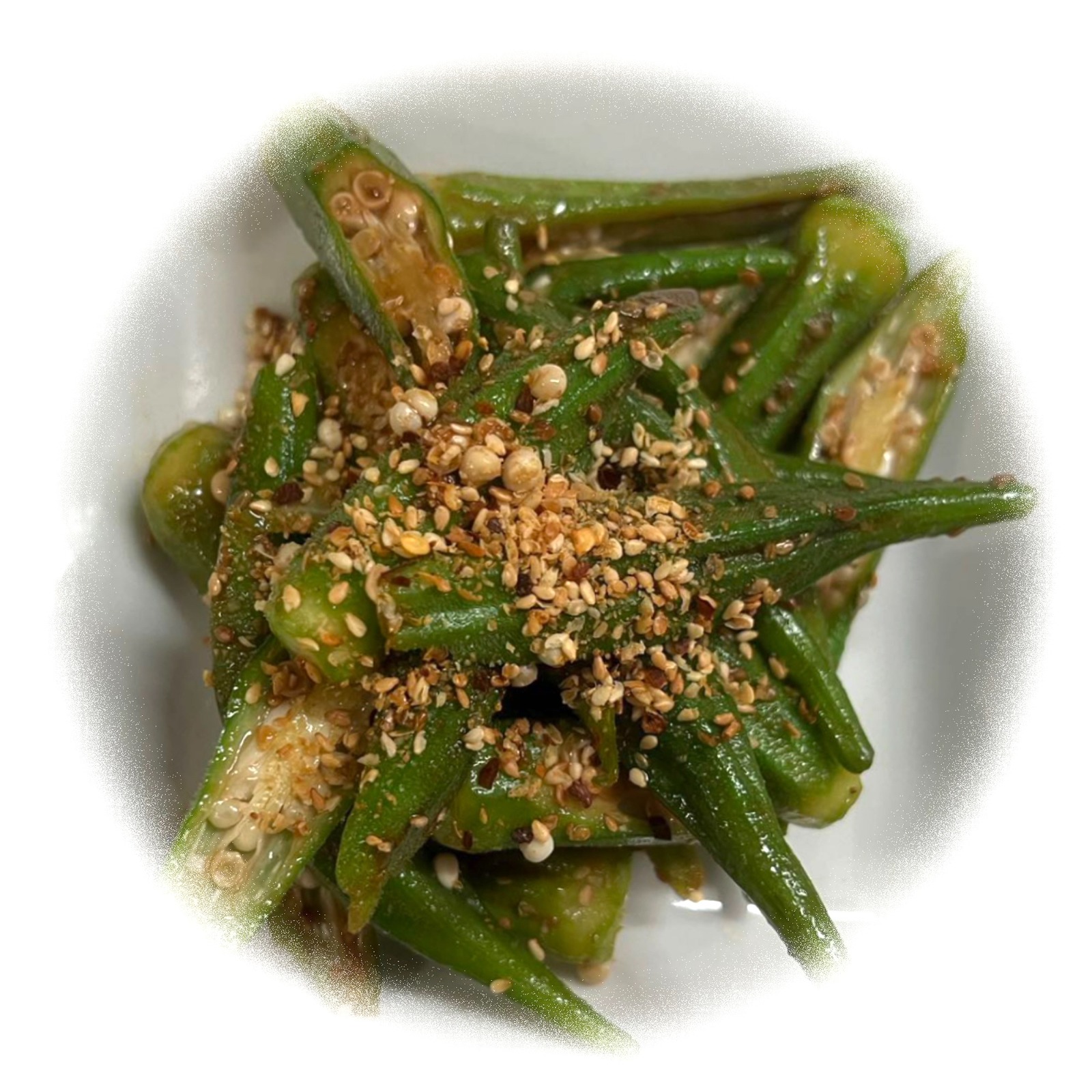 Sesame Okra Delight